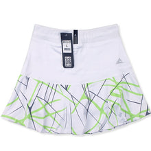 Load image into Gallery viewer, Women&#39;s Sports Tennis Skort Short Badminton Skirt with Safety Shorts Striped Tennis Skirt

