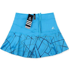 Load image into Gallery viewer, Women&#39;s Sports Tennis Skort Short Badminton Skirt with Safety Shorts Striped Tennis Skirt
