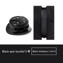 Load image into Gallery viewer, Outdoor Sport Rapid Shoelace Strong Durable Automatic Spin Buckle Anti-off Convenience Hiking Climbing Cotton And Linen Shoelace
